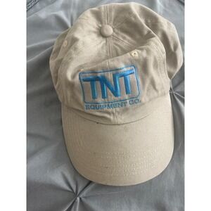 TNT Equipment Co Hat Men Baseball Cap OS Strap Construction‎ Khaki Adjustable OS